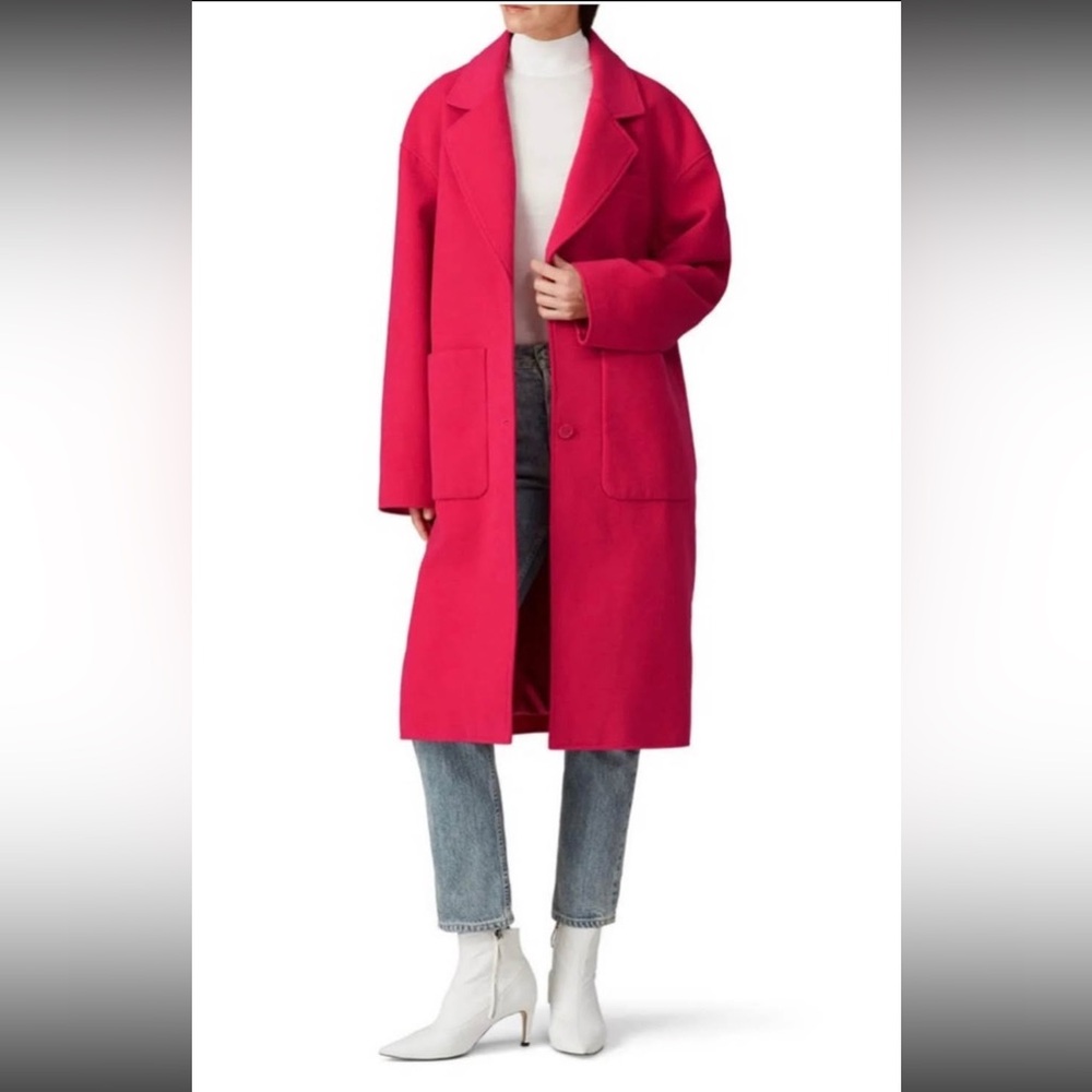 Rebecca Minkoff Fuchsia Trench Coat